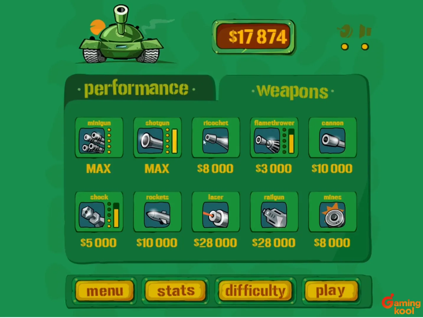 The upgrade shop