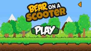Bear On A Scooter 2