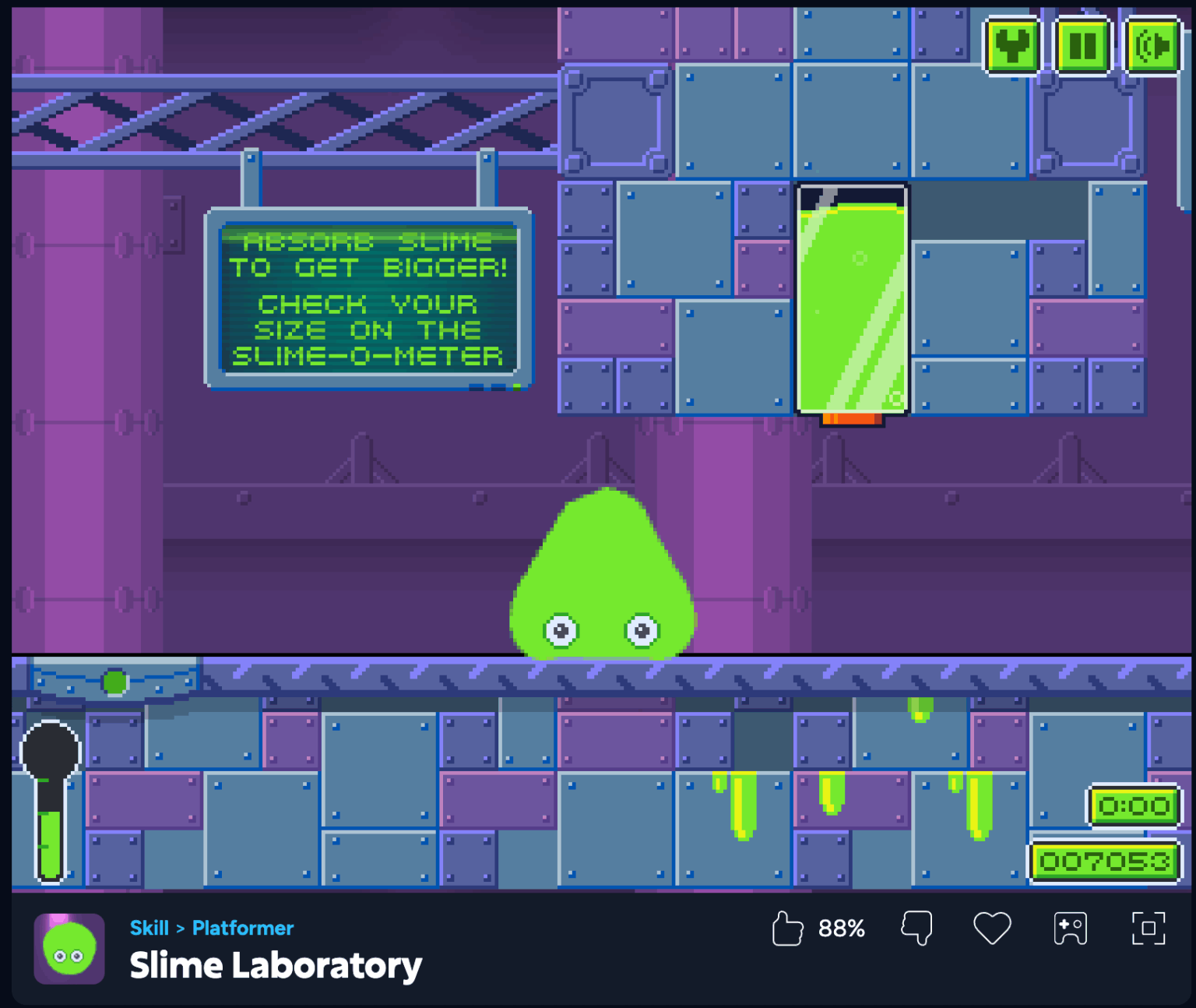 Slime Laboratory - PLay Free Game Online Now