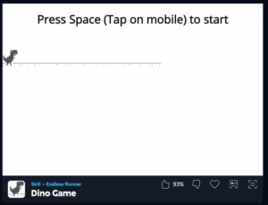 Dinosaur Game 2