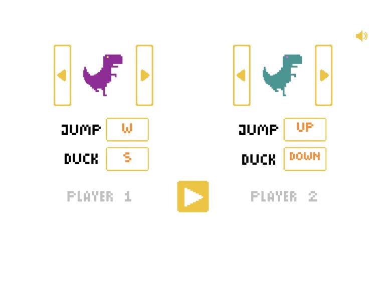 2 Player Dino Run - PLay Free Game Online Now