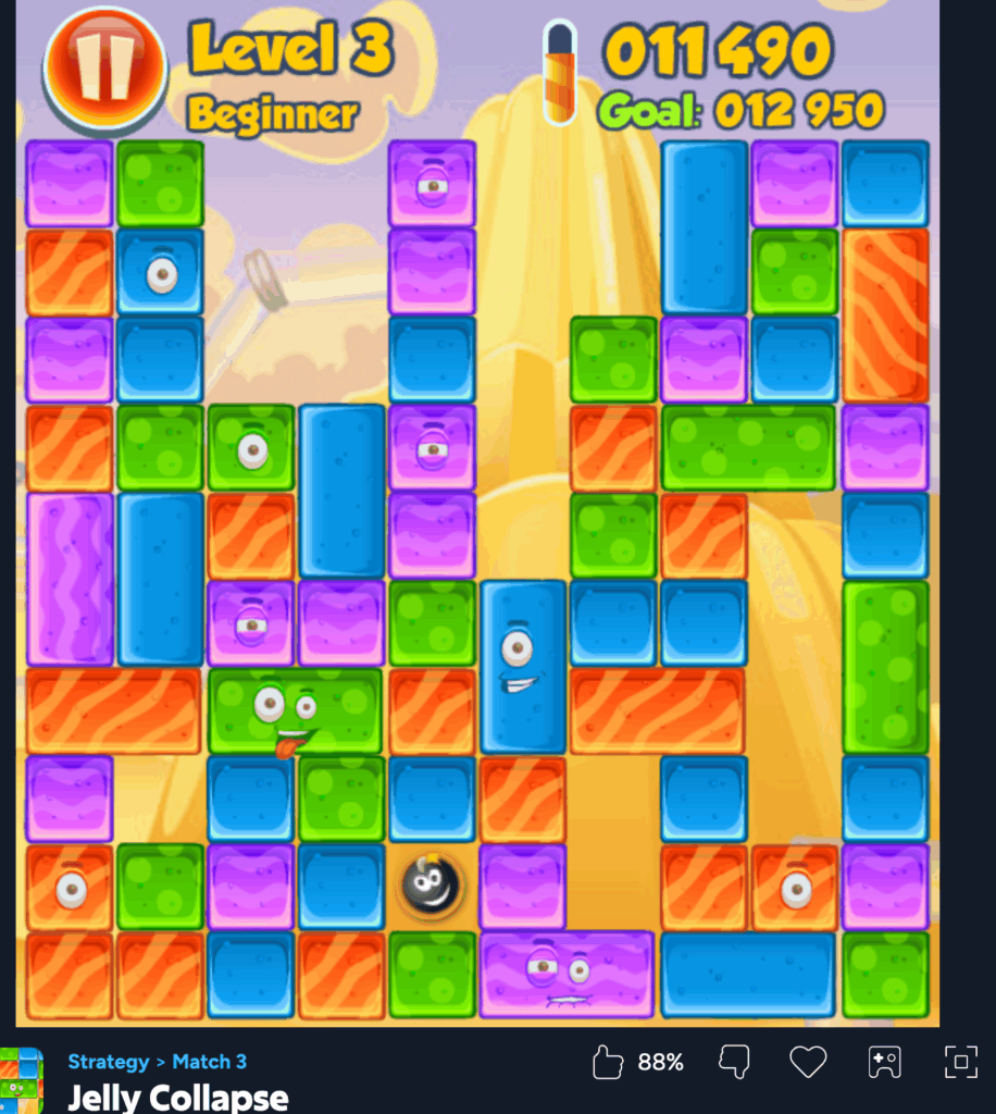 Jelly Collapse - PLay Free Game Online Now