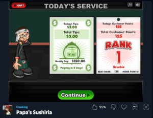Papa’s Sushiria 3