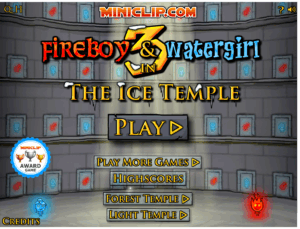 Fireboy and Watergirl 3 in The Ice Temple 1