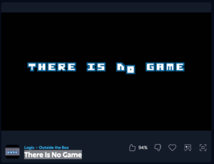 There Is No Game 1