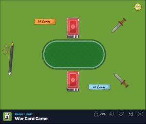 War Card Game 1